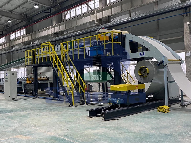 How To Adjust Foaming Density Gradient Of PIR Sandwich Panel Production Line Core Layer