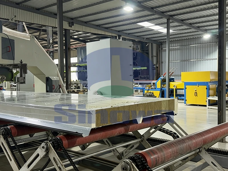 Automatic Operation Debugging Steps For Rock Wool Sandwich Panel Production Line