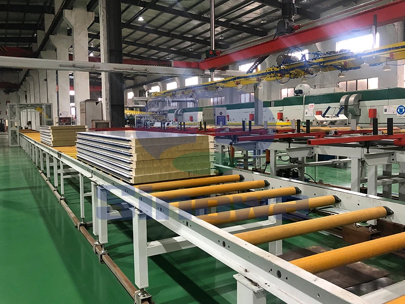 Conveyor System Maintenance For Rockwool Sandwich Panel Making Machine