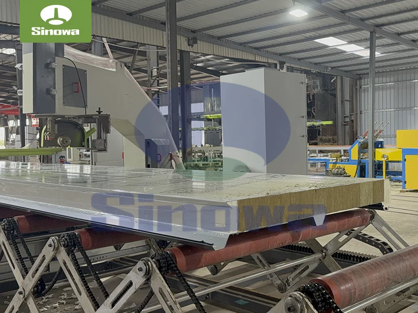 Automatic Rock Wool Sandwich Panel Line