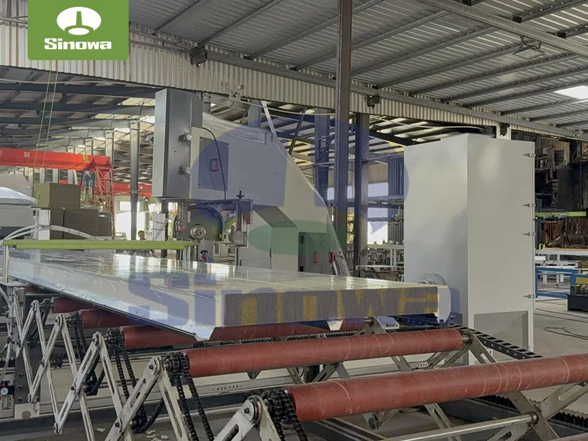 External Wall Rock Wool Insulation Board Production Line