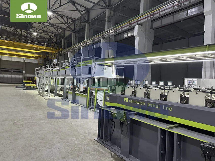 Foam Color Steel Sandwich Panel Line