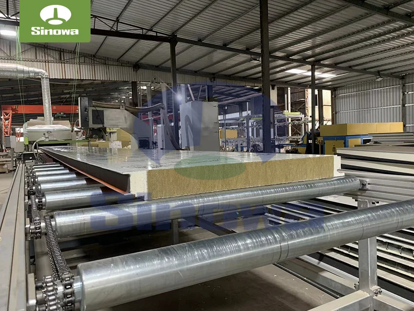 Foam Rock Wool Sandwich Panel Line