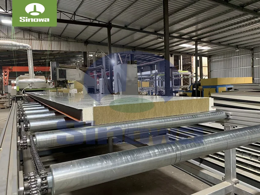High-quality Mineral Wool Sandwich Panel Production Line Supplier In China