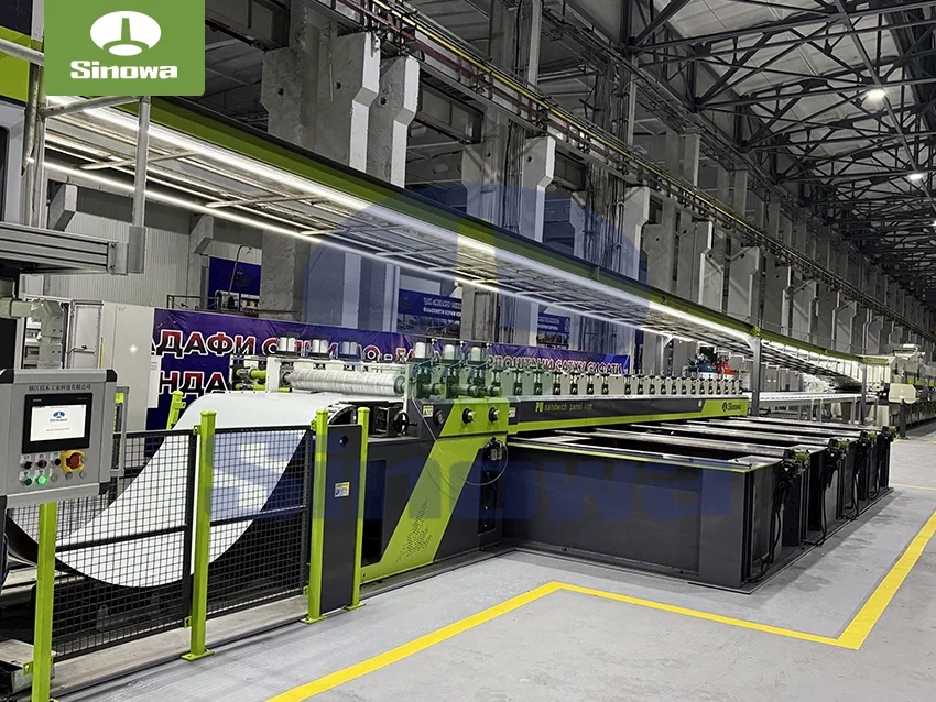 Insulated PU Sandwich Panel Line