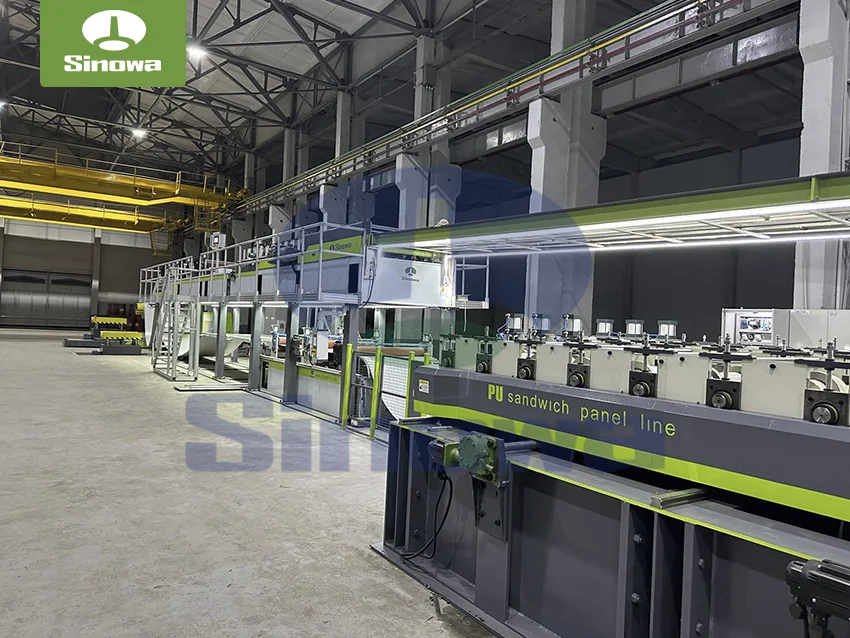 Polyurethane Flame Retardant Foam Sandwich Panel Machine