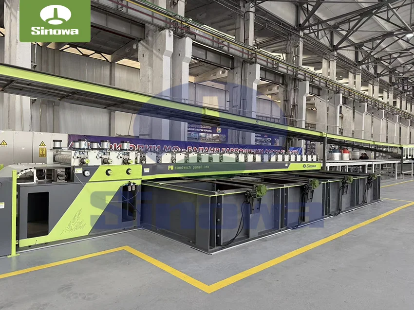 Polyurethane Roof Sandwich Panel Machine