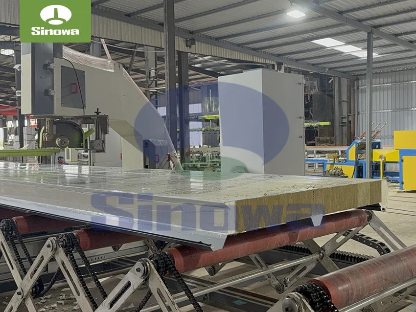 Rock Wool Sandwich Panel Production Line with High Production Efficiency