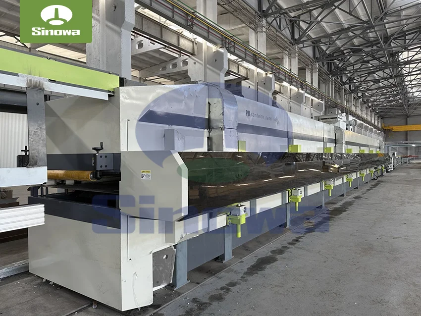 PU PIR Sandwich Panel Line With Pre - Painting Machine
