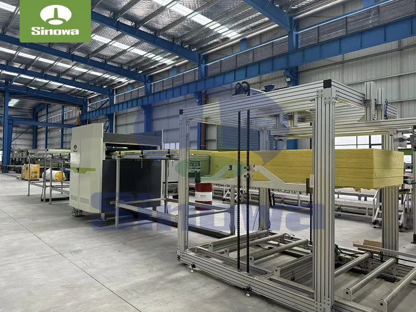 Rock Wool Sandwich Panel Production Line For Thermal Insulation Integration