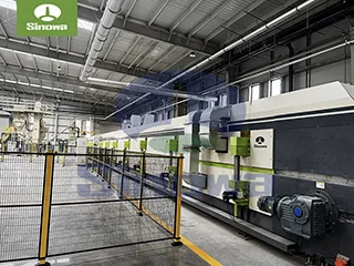 Continuous Sandwich Panel Machines