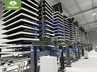 Highly Intelligent Sandwich Panel Line