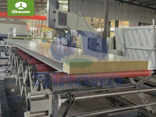 Mineral Wool Steel Sandwich Panel Production Line