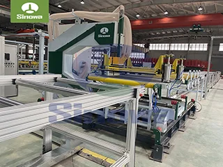 PIR Sandwich Panel Line For Insulated Panels With B1-Grade Flame Retardancy