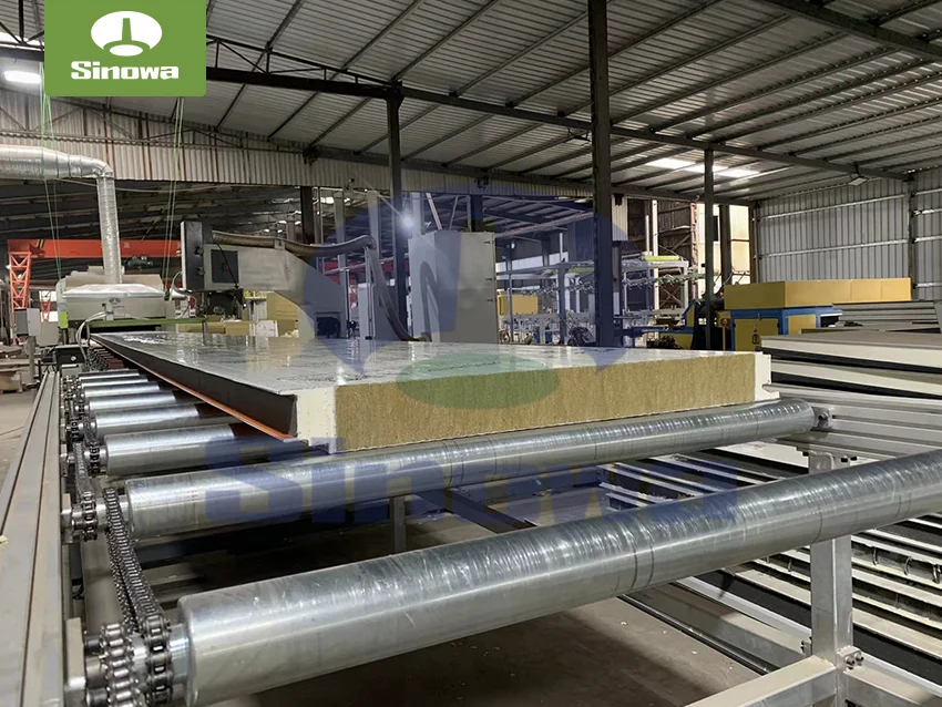 Sandwich Panel Rock Wool Production Line